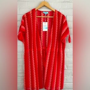 Aruba Blue Women’s Orange Coverup